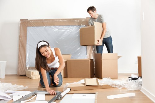Professional movers in Kentish Town assisting a family with their relocation