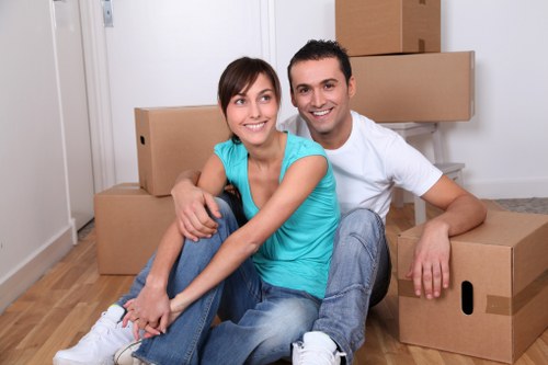 Modern storage and transport facility for furniture in Kentish Town