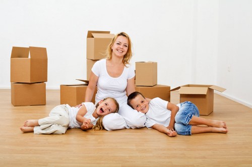 Completed furniture removal service in a Kentish Town neighborhood